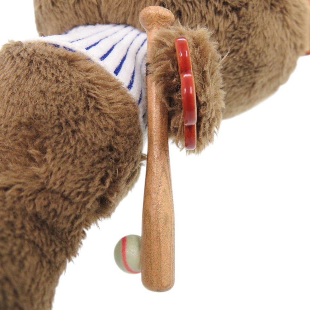 Louis Vuitton Bear Baseball M03177 Faux Fur Brown Keychain Accessory Bag Charm LV 0469 LOUIS VUITTON — Like New