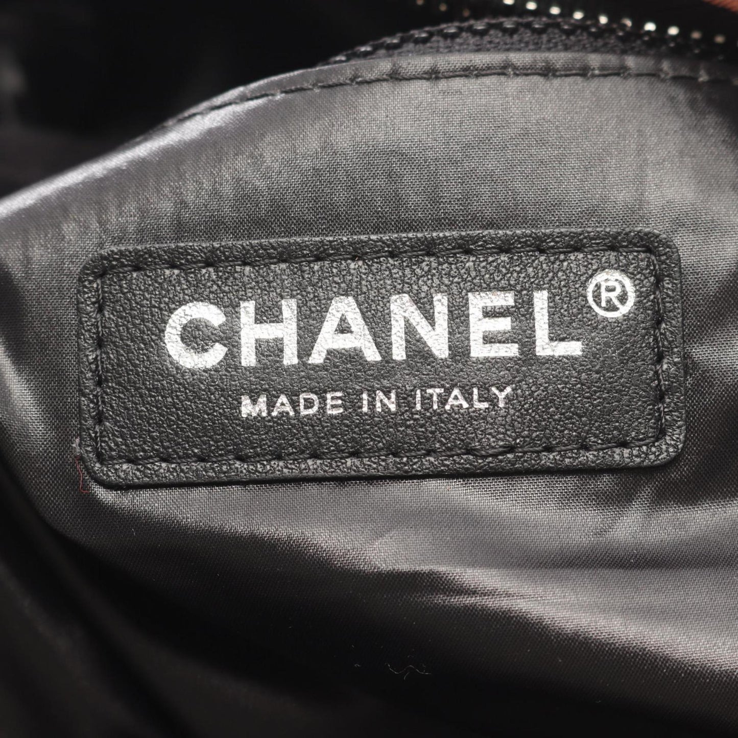 CHANEL Matelasse Neon Backpack, Canvas, Women's, Black, Ivory, Pink