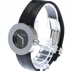 CHANEL La Ronde Steel Leather Quartz Ladies Watch H0579 Polished — Very Good