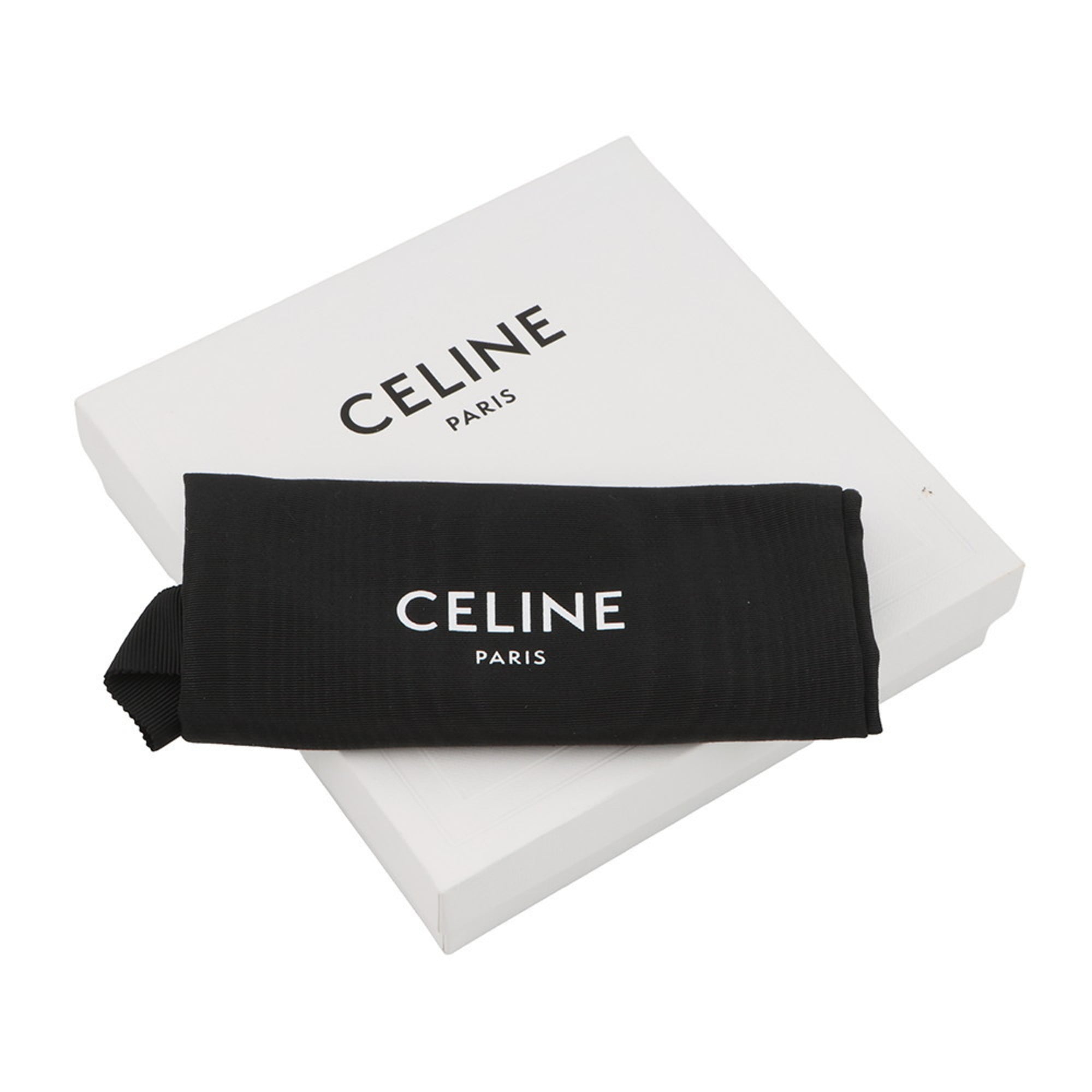 Celine Triomphe coin purse in PVC (10C662CA2) - White. purse. wallet.