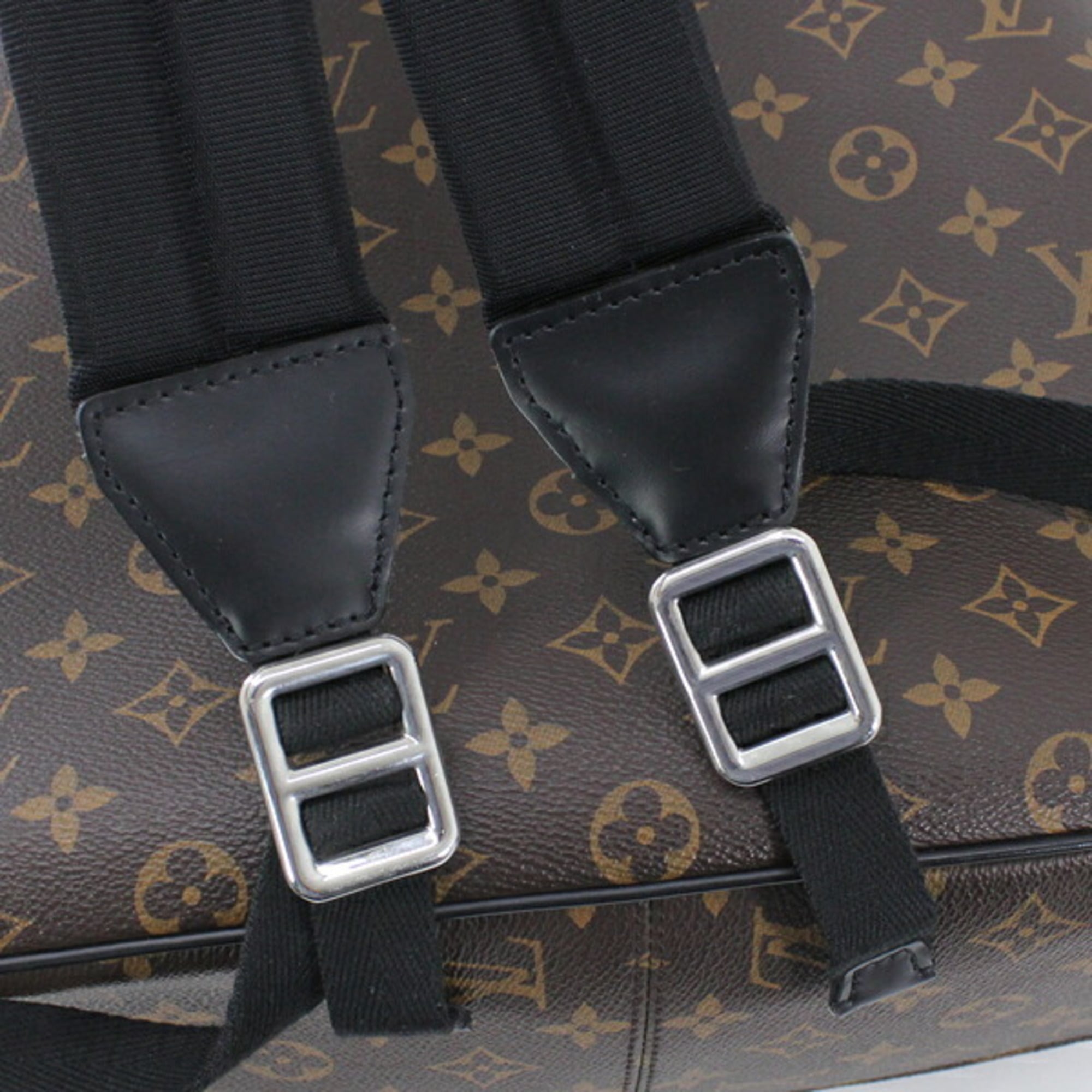 Louis Vuitton Josh Backpack M41530 Monogram Macassar Men's/Women's T6173 — Like New