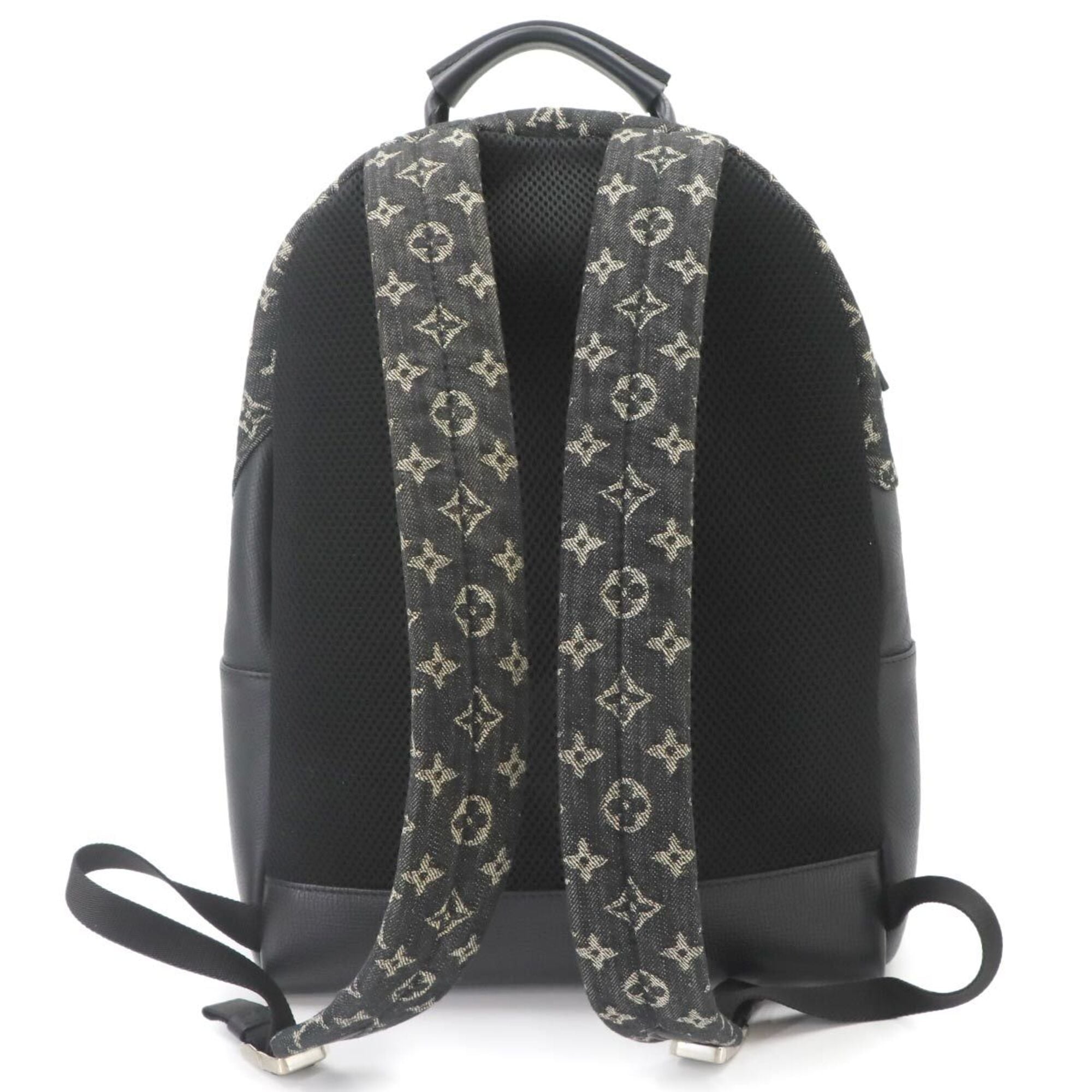 Louis Vuitton LV Squared Multipocket Backpack Monogram Denim Leather Noir M45973 RFID — Like New