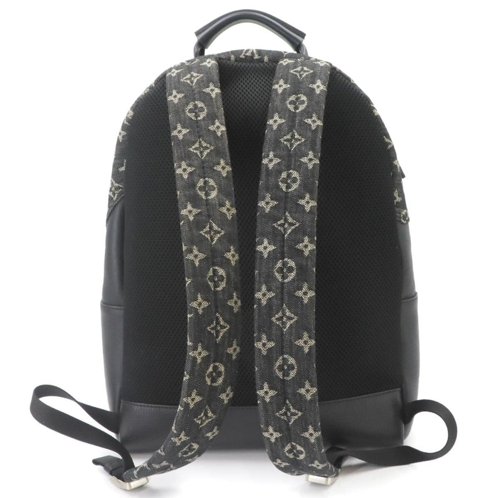 Louis Vuitton LV Squared Multipocket Backpack Monogram Denim Leather Noir M45973 RFID — Like New