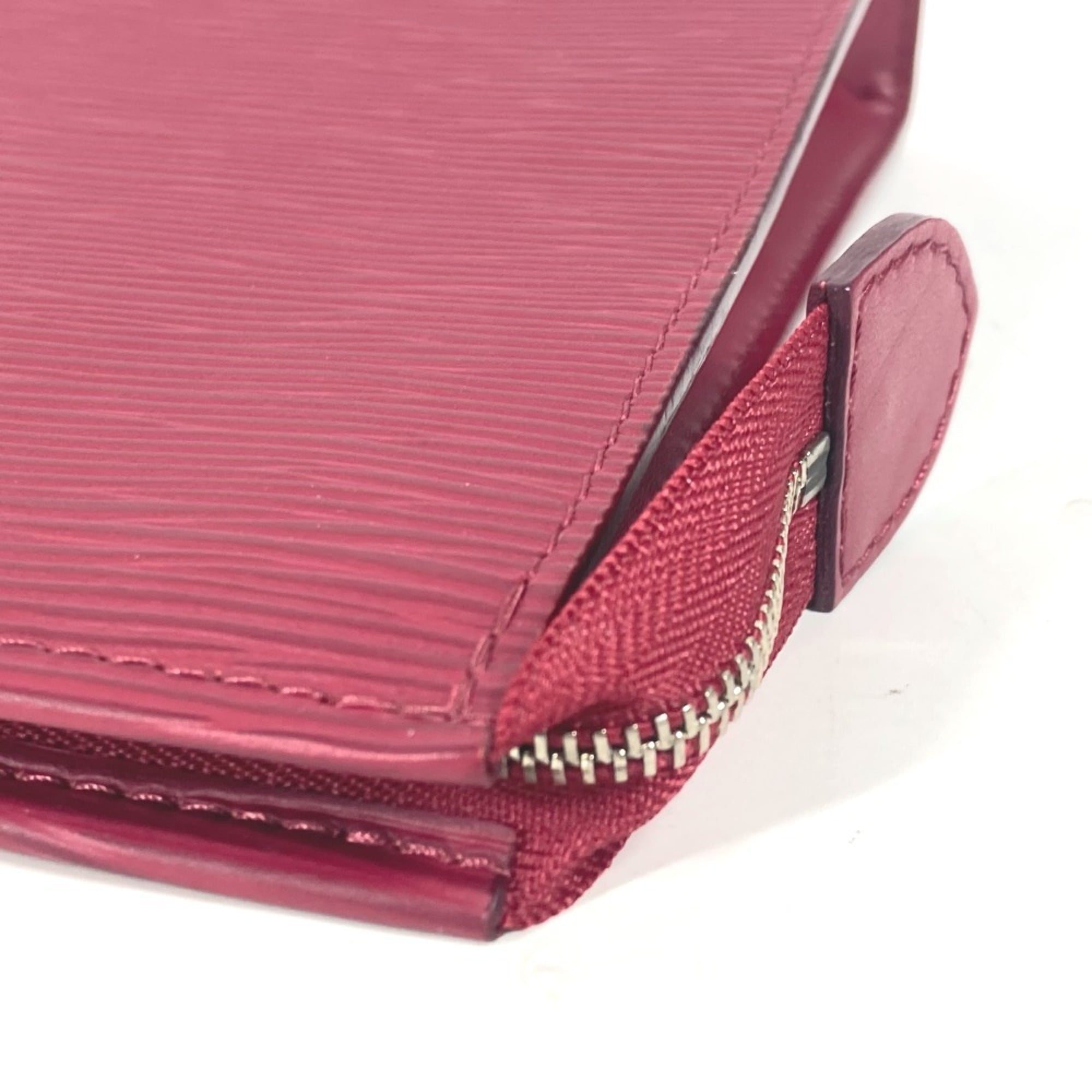 LOUIS VUITTON M41085 Epi Poche Toilette 26 Pouch Second Bag Clutch Leather Men's Women's Fuchsia Red Similar MO-241103-6 — Like New