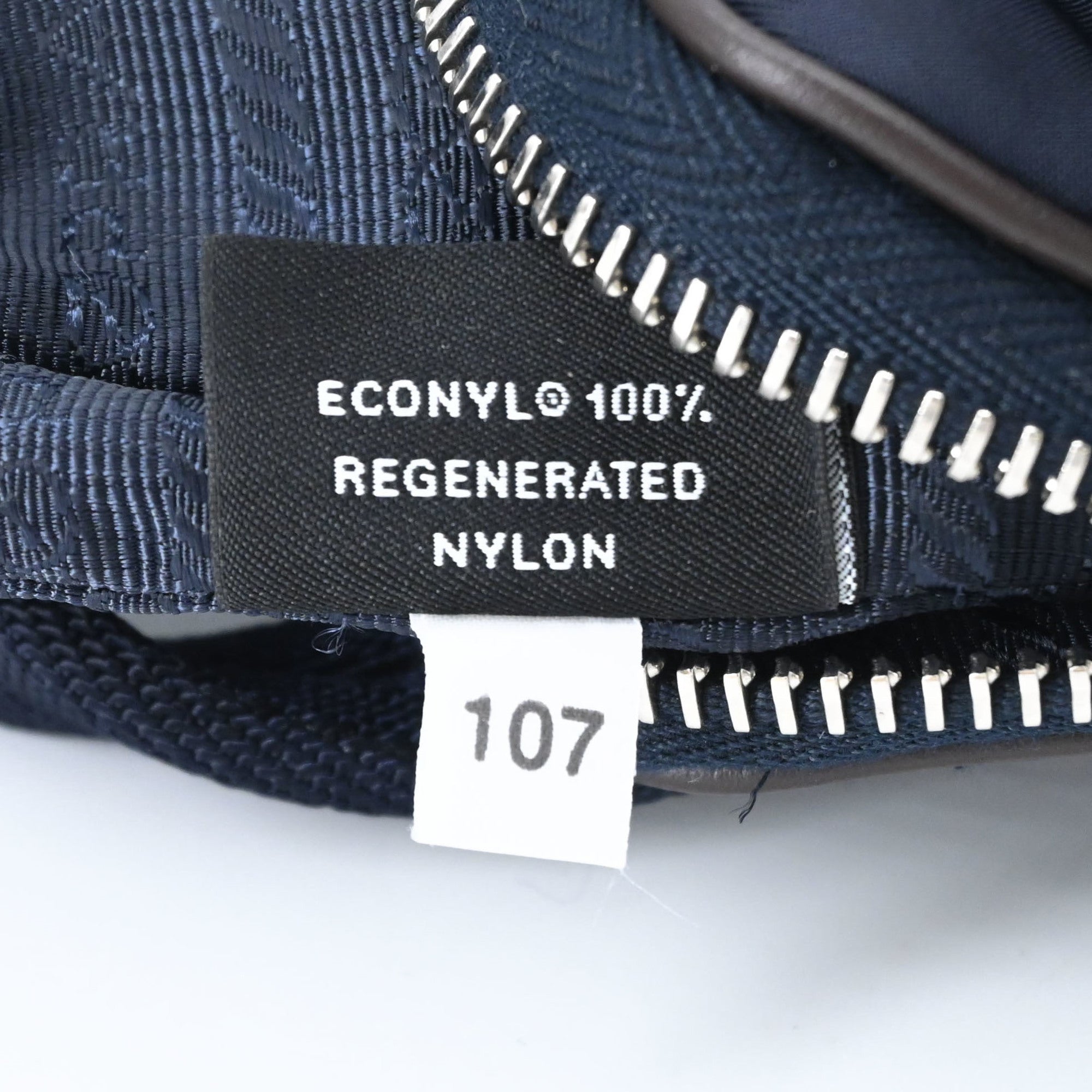 PRADA Suede and Nylon Shoulder Bag, Triangle Design, Navy Brown — New - Store Return