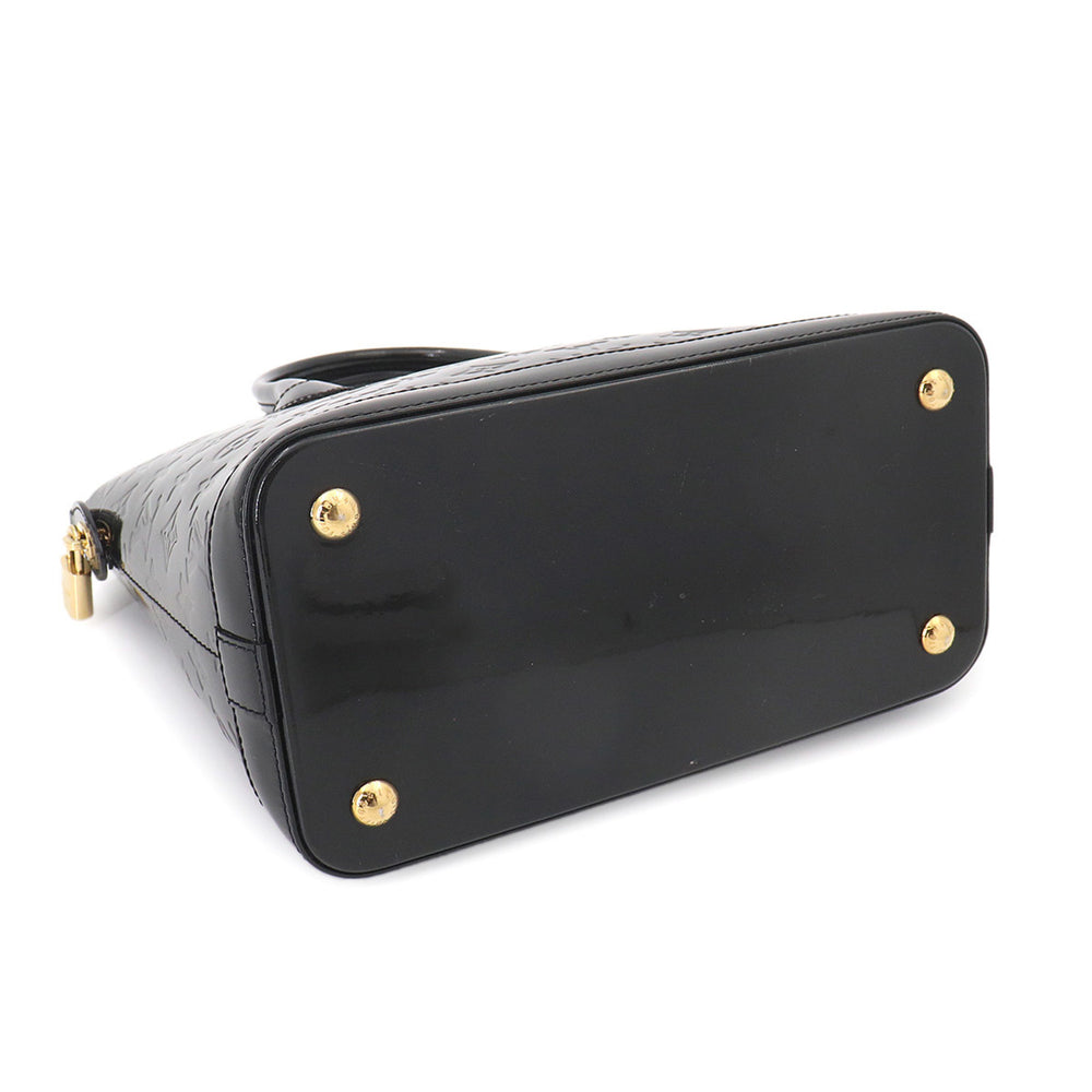 Louis Vuitton Lockit PM Monogram Vernis Handbag, Leather, Noir (M90247), Gold Hardware — Like New