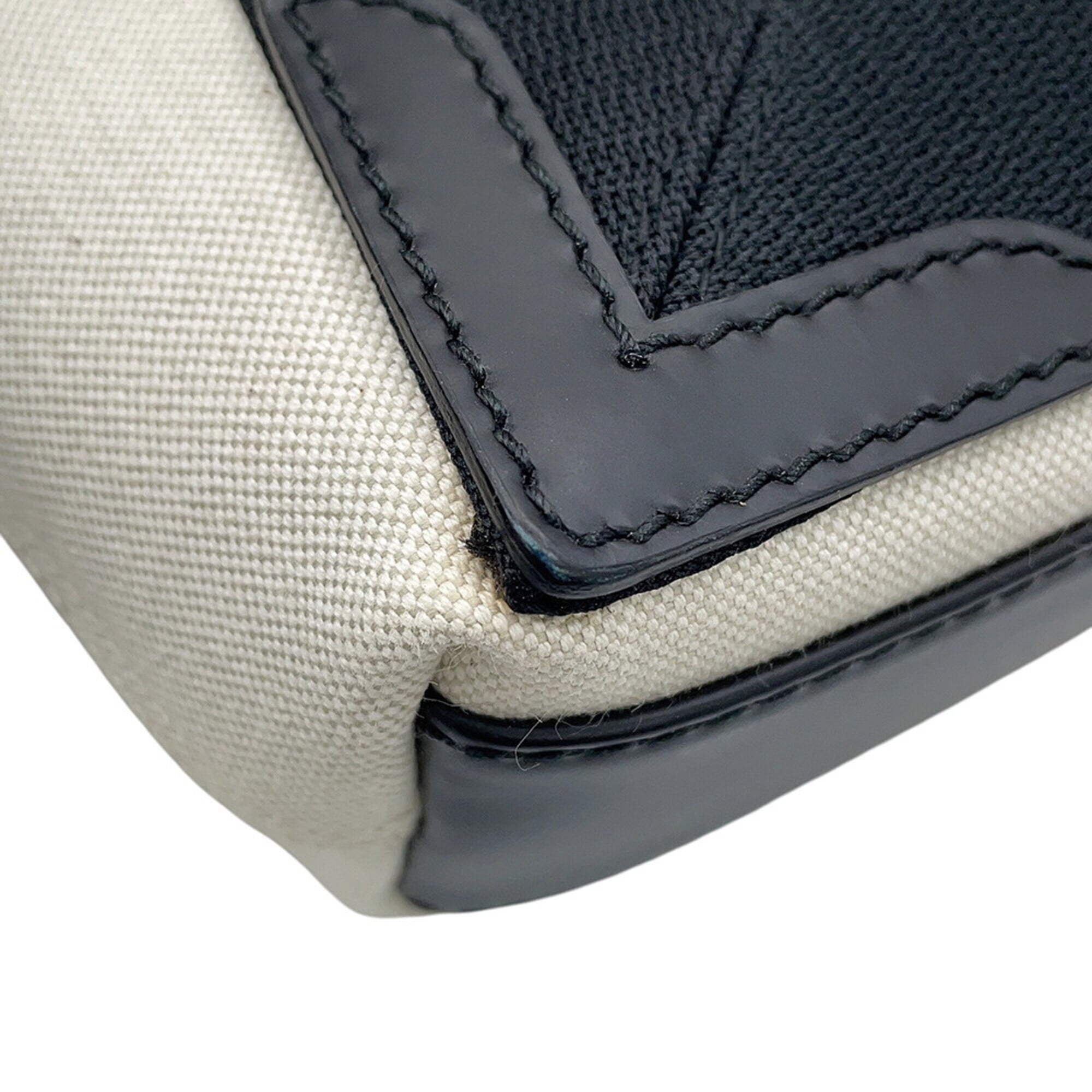 Balenciaga handbag Navy Cabas XS 390346 BALENCIAGA 2-way White Black — Like New