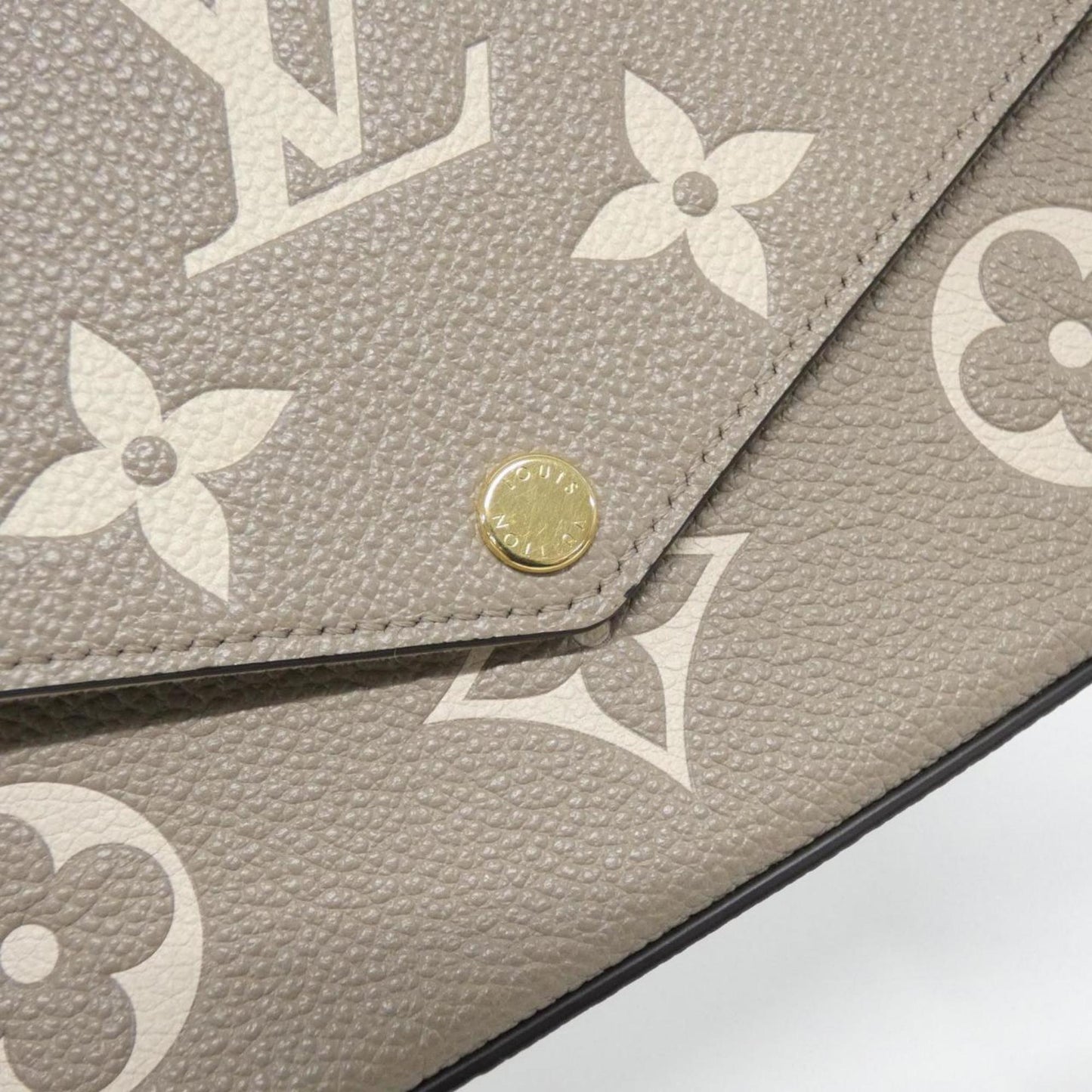 Louis Vuitton Two-Tone Monogram Empreinte Pochette Felicie M82610 Shoulder Bag