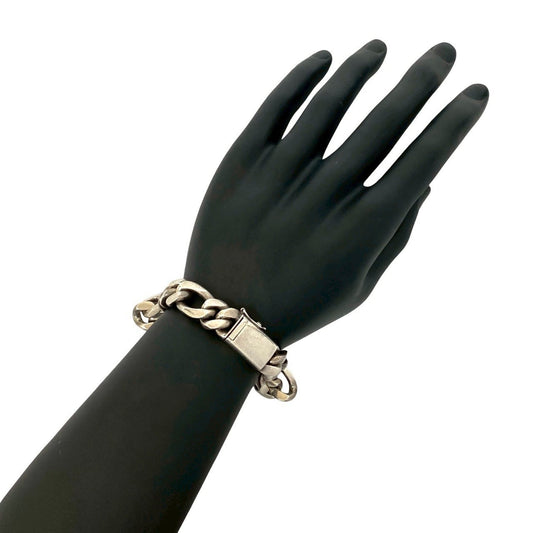 GUCCI Gucci Kihei Chain Bracelet Silver 925 Bangle Men's 765-1