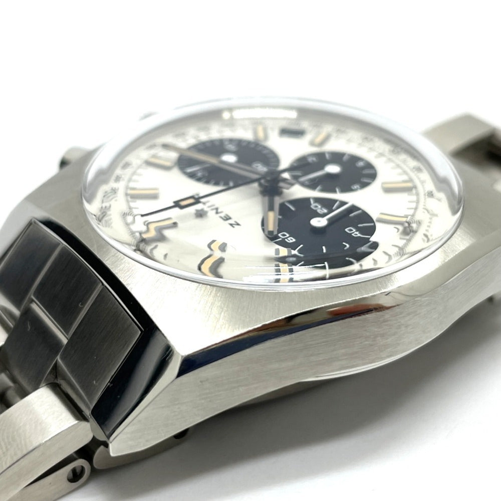 ZENITH 3.L384.400 Lupin the Third 2nd Edition Japan Limited 200 Pieces Revival A384 Chronomaster Watch Stainless Steel Men's Silver — Like New