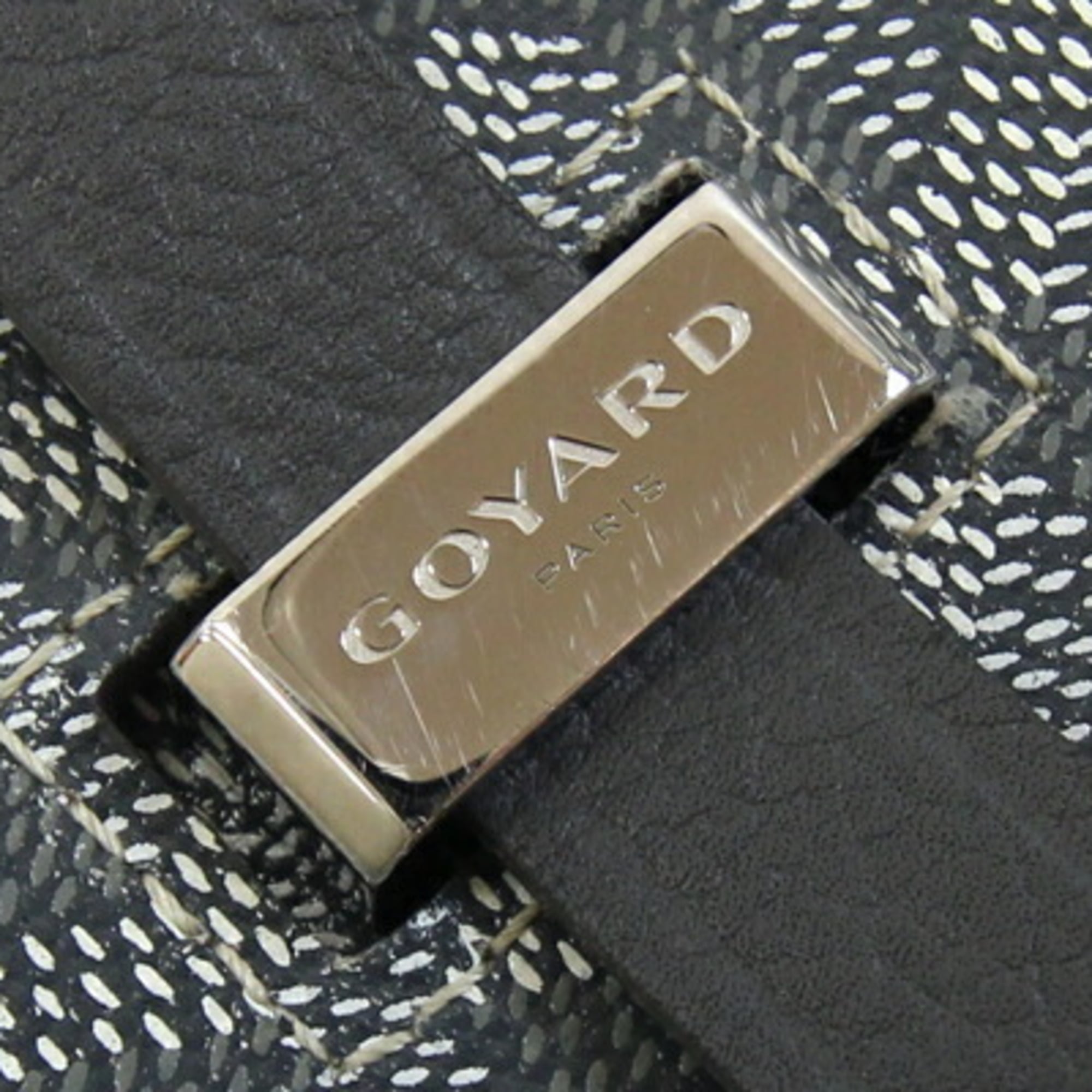 Goyard Belvedere Shoulder Bag BELVE3PMLTY51CG51P Gray Toile Leather Crossbody for Women