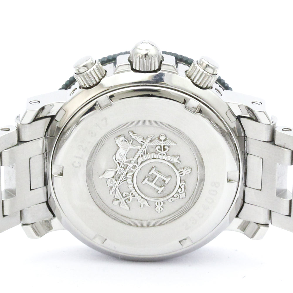 HERMES Clipper Diver Chronograph Quartz Ladies Watch CL2.317 Polished — Very Good