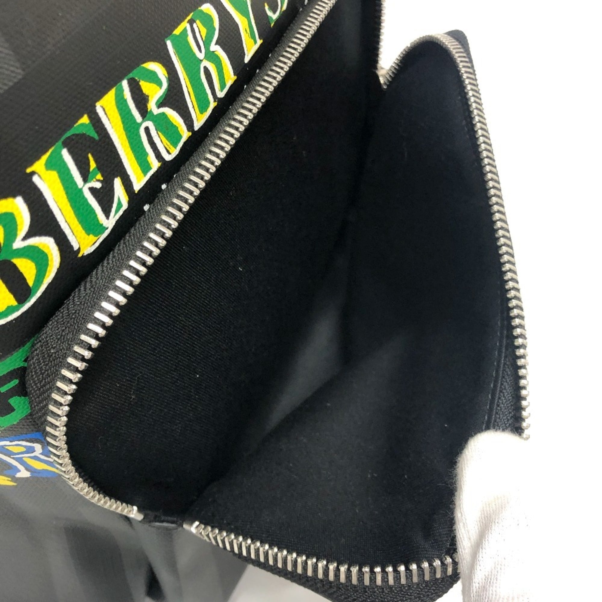 BURBERRY Burberry Graphic Check Backpack Bag Women's Grey — Like New