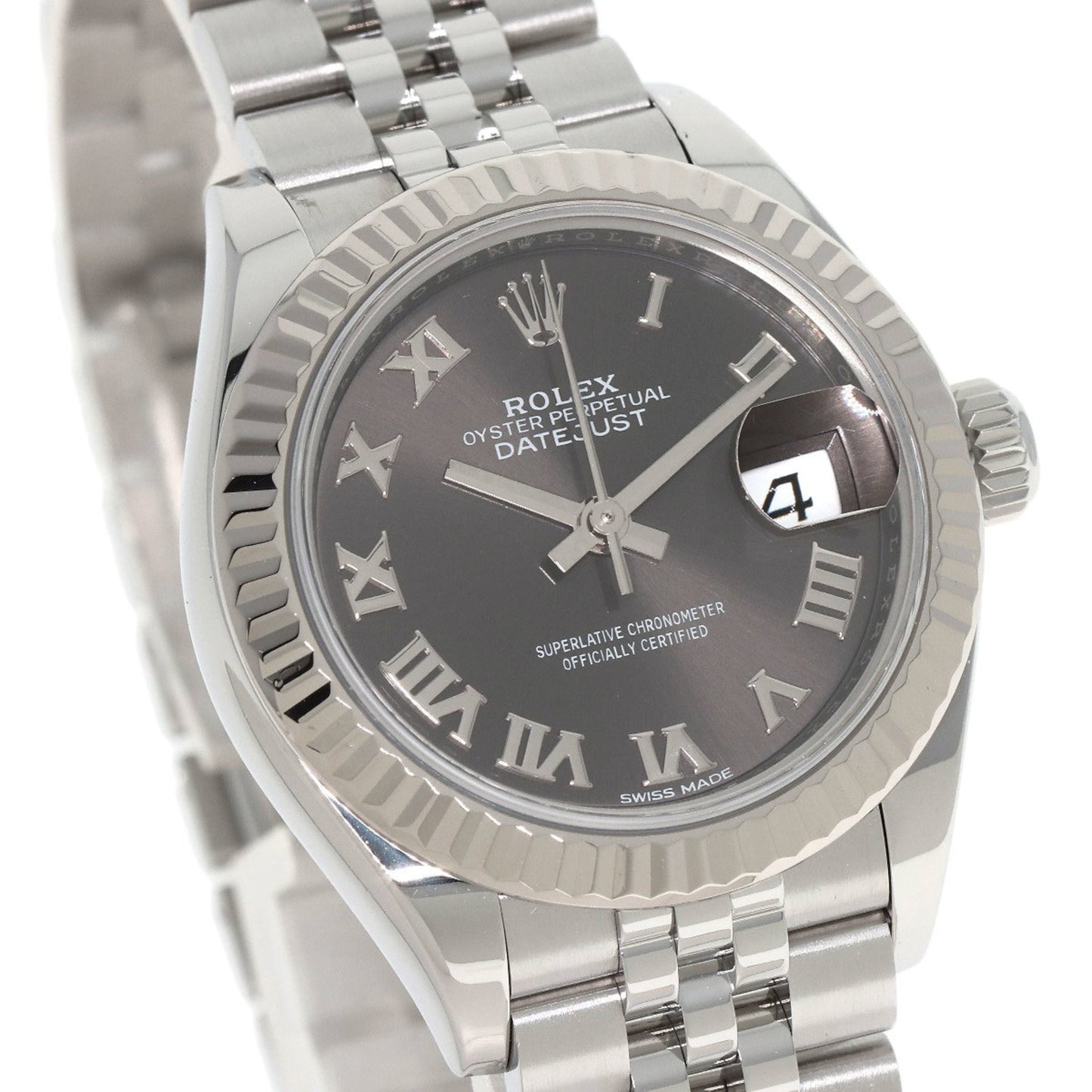 Rolex 279174 Datejust 28 Watch Stainless Steel SS K18WG Ladies ROLEX