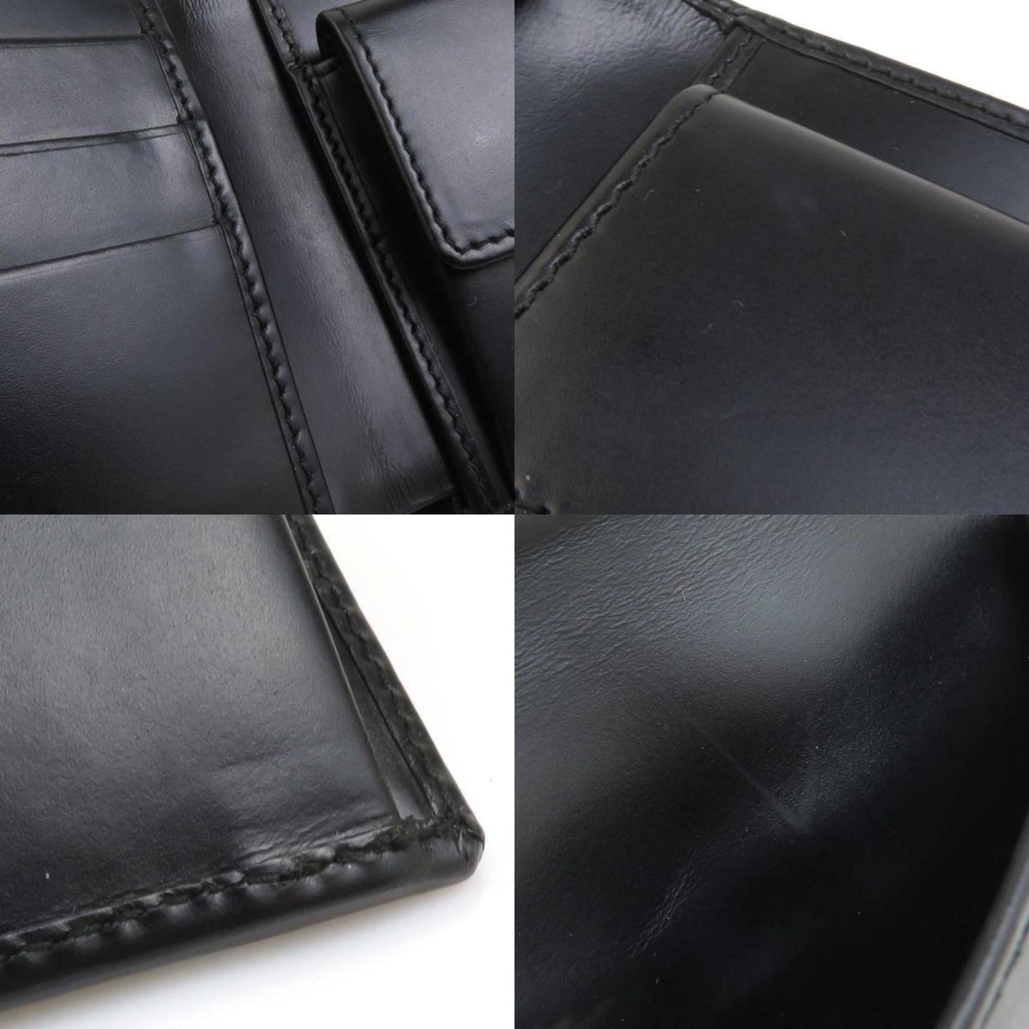 Gucci GUCCI Bifold Wallet GG Canvas Black Unisex 56493g