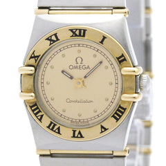OMEGA Constellation 18K Gold Steel Ladies Watch 795.1080 Polished — Very Good
