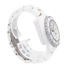 Chanel J12 Diamond H1628 White Dial Women's Watch — Good