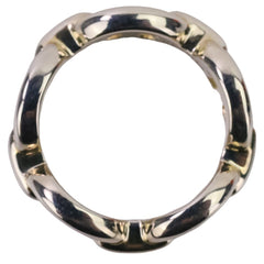 HERMES Chaine d'Ancre Enchaine PM AG925 Ring, Size 49 (equivalent), Silver, Women's — Like New