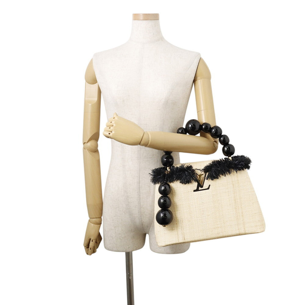 Louis Vuitton Raffia Capucines MM Handbag, Jean-Michel Othoniel Articapucines Collection, Limited Edition of 200, Handbag for Women, LOUIS VUITTON — Like New