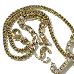 Jimmy Choo Women's Logo Necklace Pendant — Like New