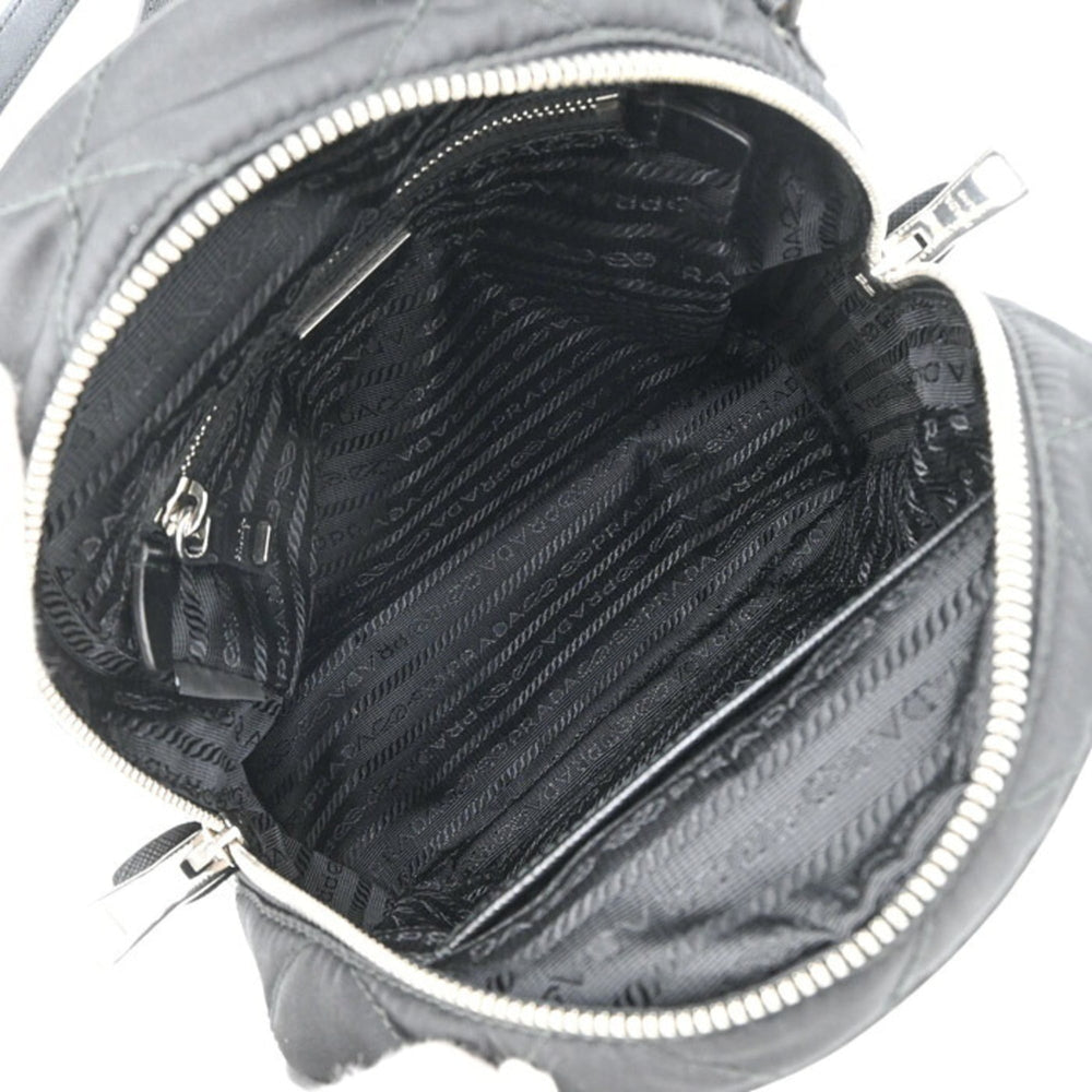 PRADA Triangle Backpack for Women, Black, 1BZ066 — Like New