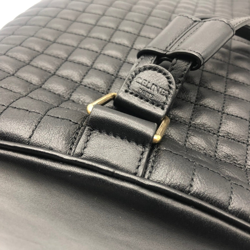 CELINE 188373BFI Small C Charm Backpack Leather Women's Black x — New - Store Return