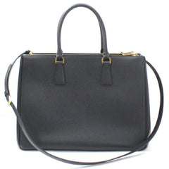 Prada Galleria handbag, tote bag, shoulder Saffiano leather, black, women's, 1BA786 NERO T5896 — New - Store Return