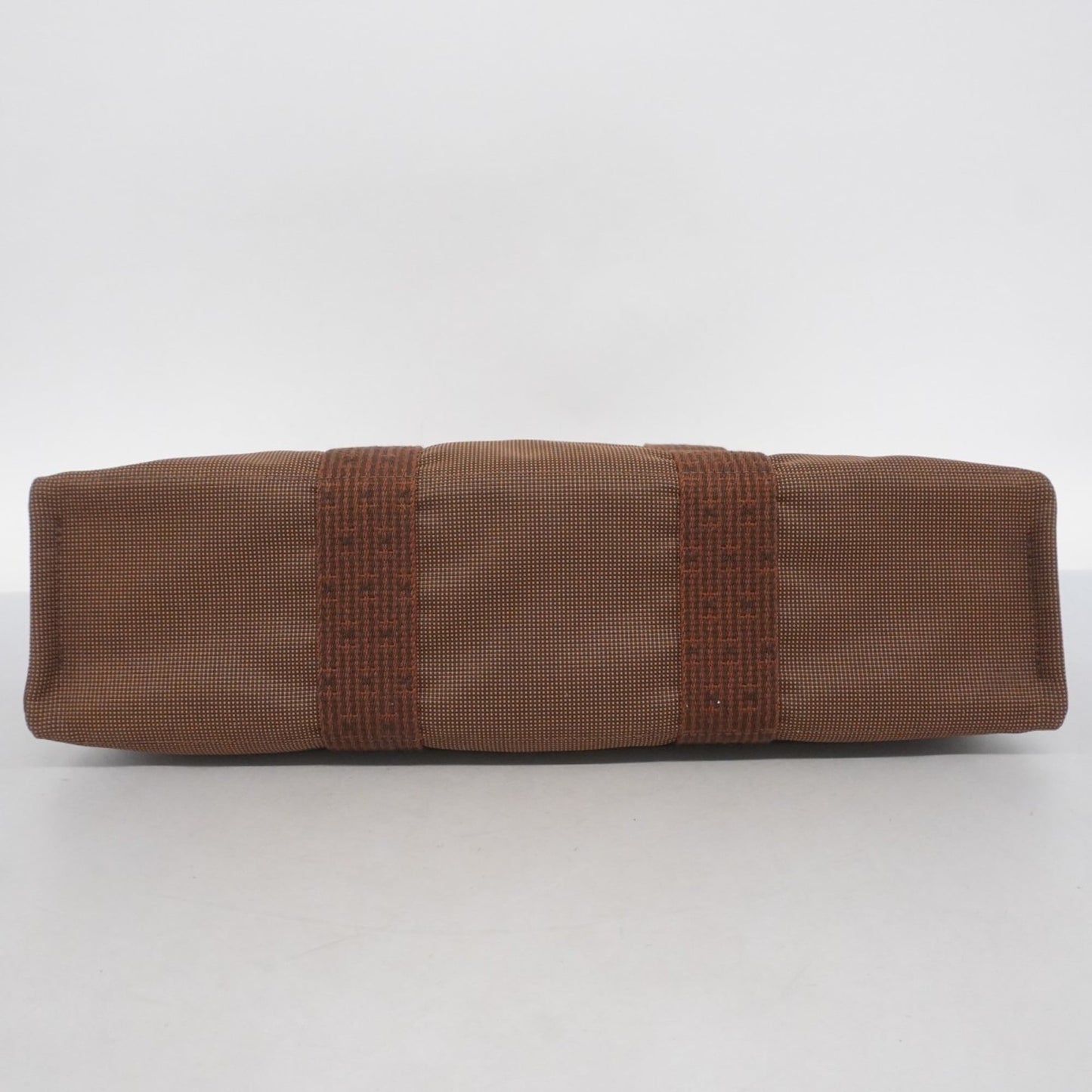 Hermes Hermès Air Line MM Tote Bag, Brown Canvas, Men's and Women's