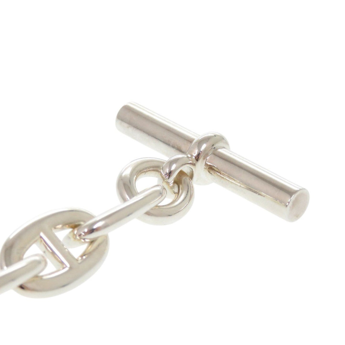 Hermes Chaine d'Ancre TGM 11-link Sterling Silver Bracelet 1502 HERMES