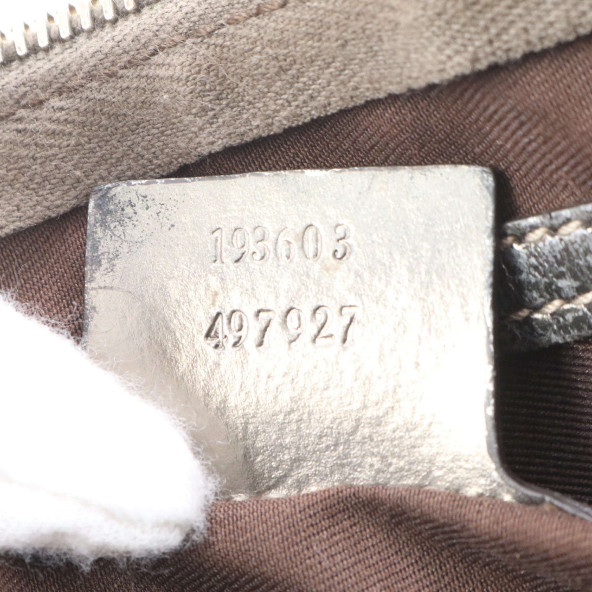 Gucci GG Supreme 193603 Leather Tote Bag, Mini Boston Shoulder Handbag, Gold, Women's