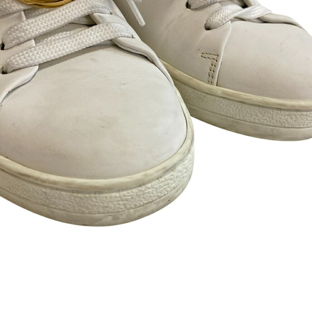 LOUIS VUITTON 23 Louis Vuitton Front Row Line Sneakers White Women's