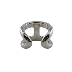 HERMES Osmoz GM Ring Silver Ladies — New - Store Return