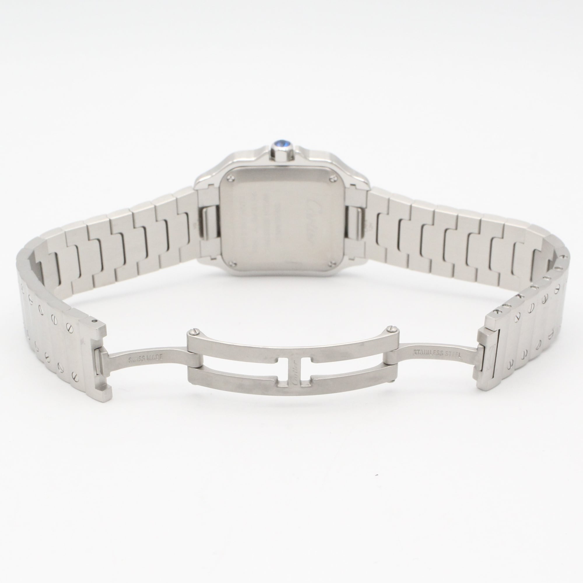 Cartier Santos de SM Watch, Stainless Steel, Ladies, Silver Tone, WSSA0082 — Very Good