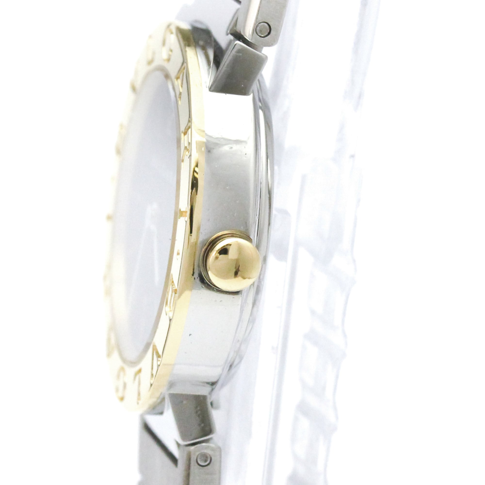 BVLGARI BVLGARI-BVLGARI 18K Gold Steel Ladies Watch BB26SG Polished — Very Good