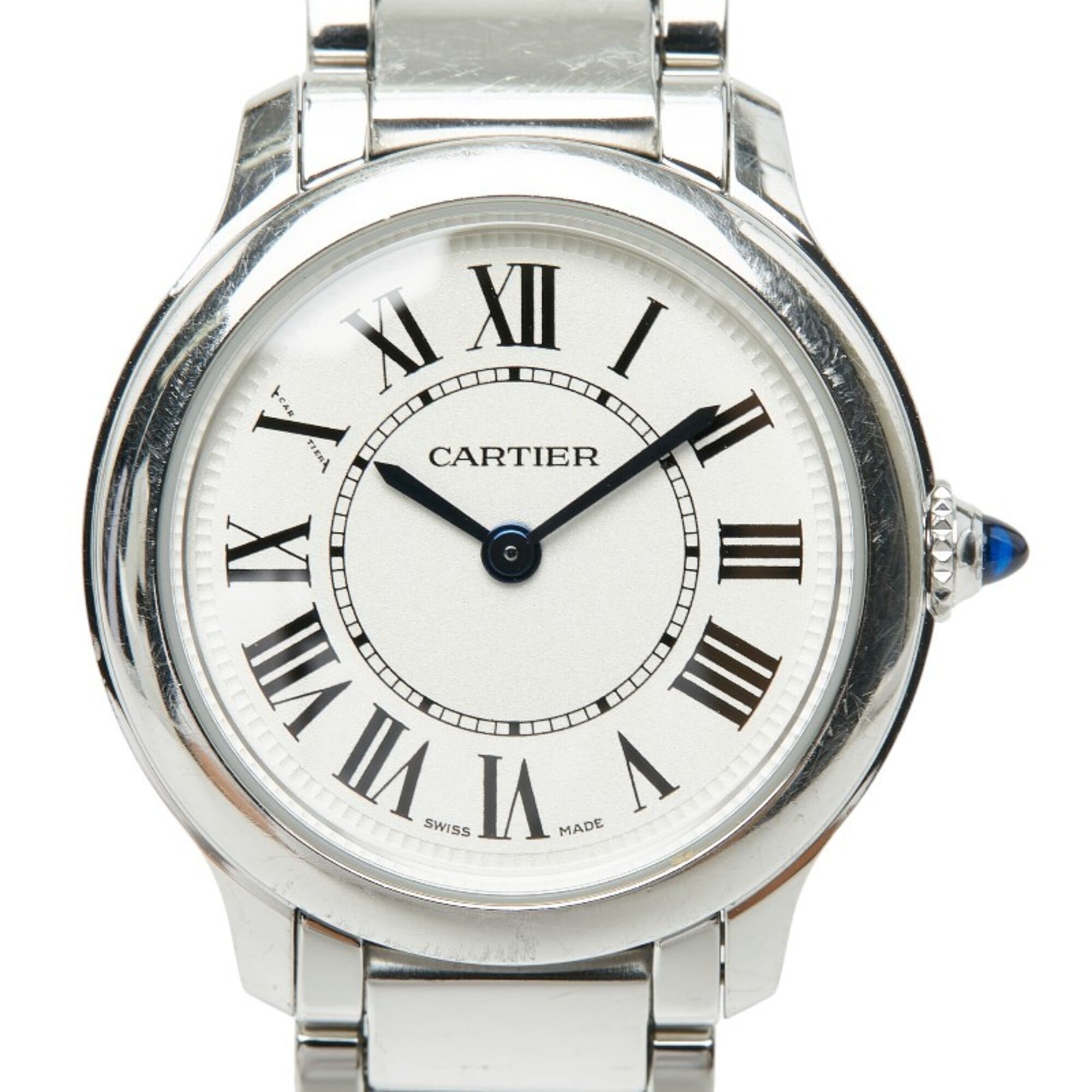 Cartier Ronde Must de Online Exclusive Watch WSRN0033 Quartz White Dial Stainless Steel Ladies CARTIER — Good