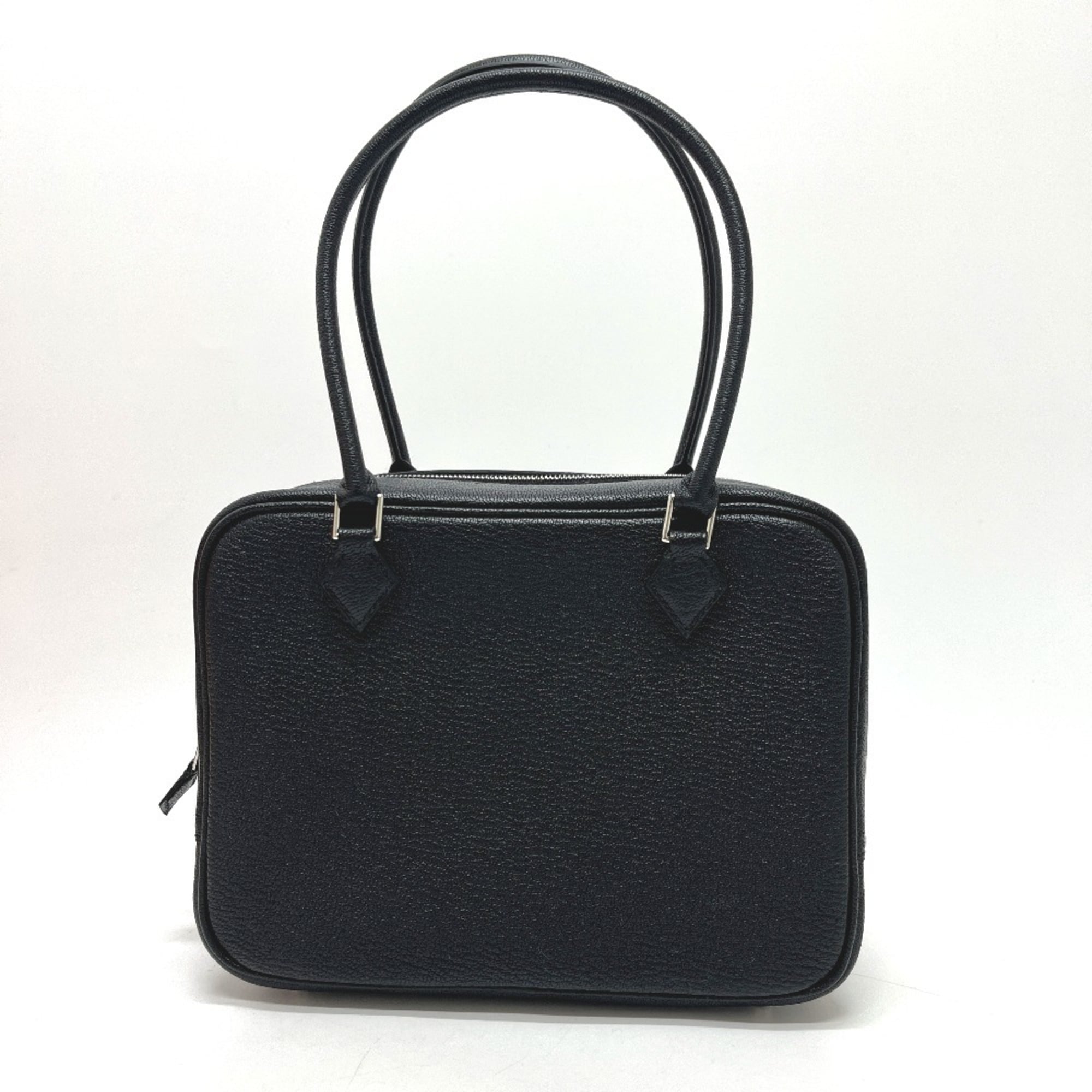 HERMES H086559CK Plume Mini Black Bag Handbag Chevre Mysore Women's Noir — New - Store Return