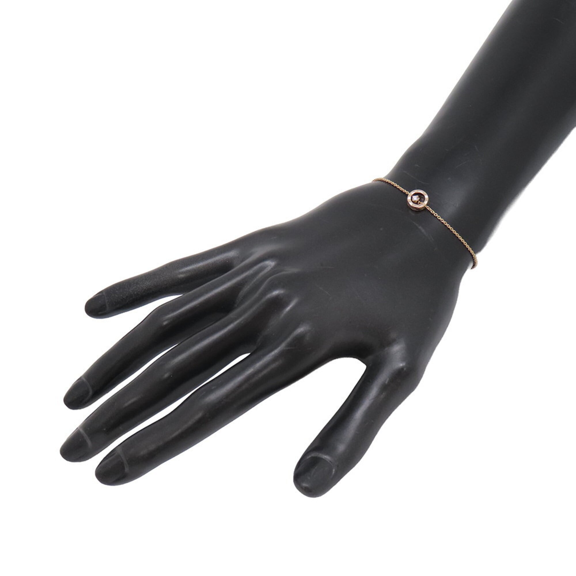 Chanel Coco Crush Collection Bracelet, 1 Diamond (approx. 0.03ct), 18K Pink Gold, J12368. (CHANEL Bracelet) — Like New