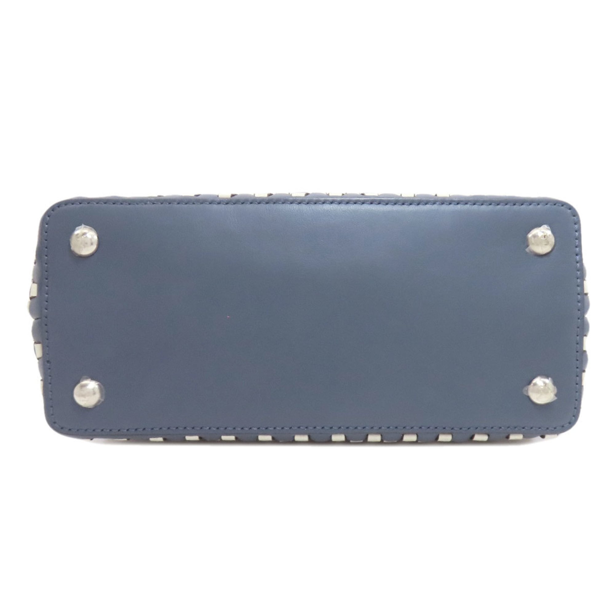 Fendi Peekaboo woven 2-way handbag in calfskin for women