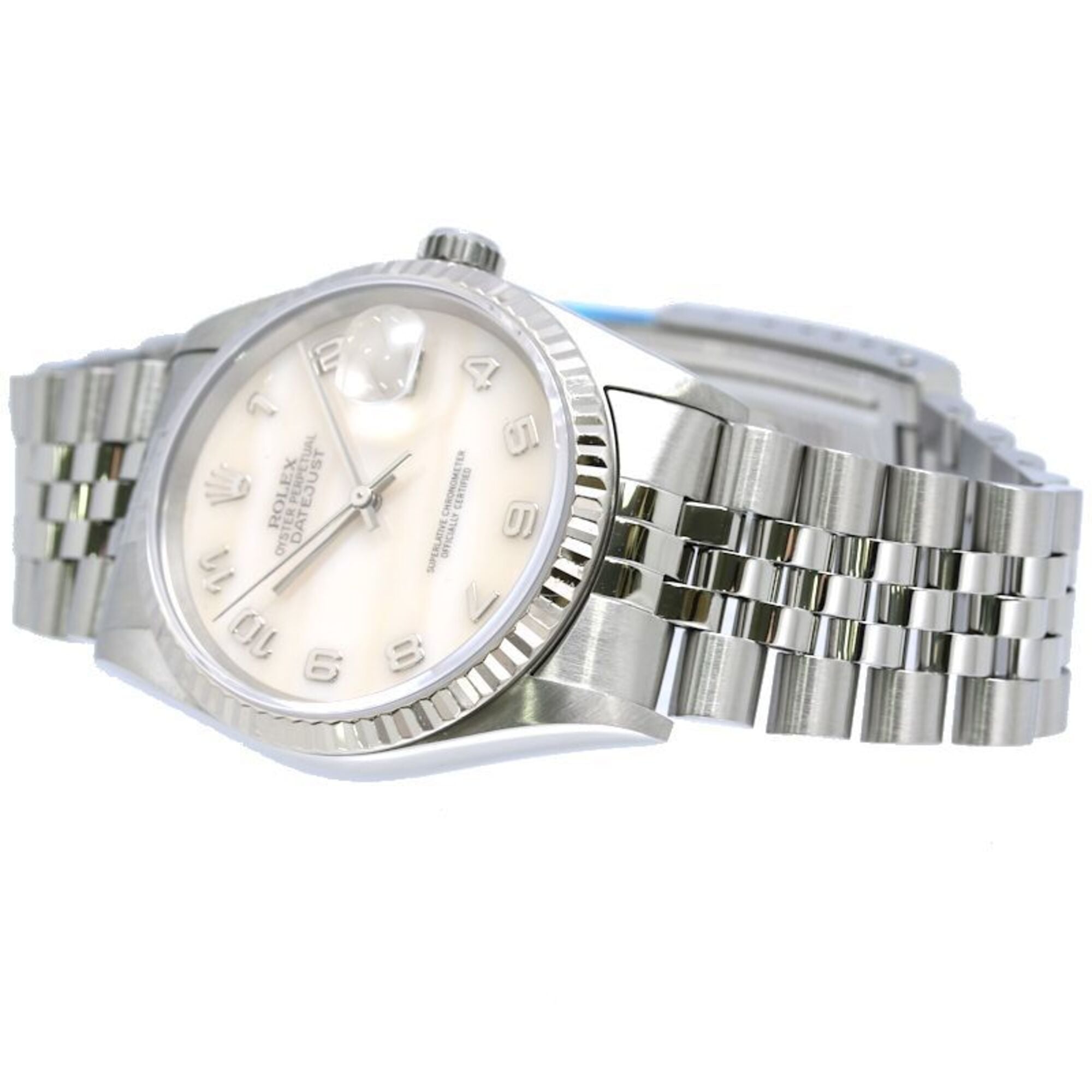 ROLEX Datejust Shell Arabic 16234NA Men's Watch SSx18KWG 40457 — Good