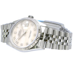 ROLEX Datejust Shell Arabic 16234NA Men's Watch SSx18KWG 40457 — Good