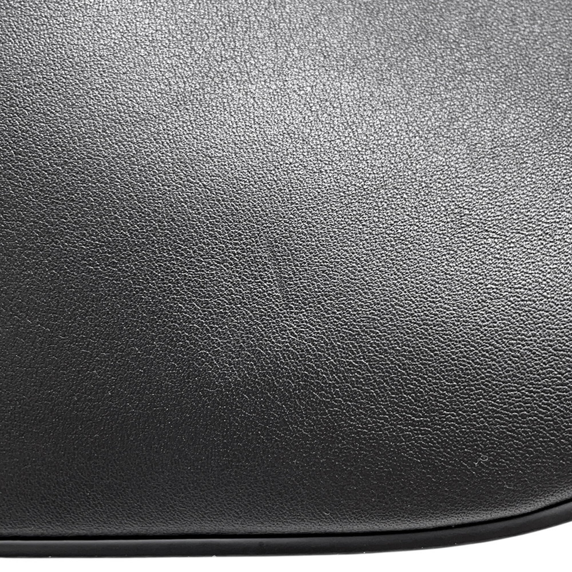 Louis Vuitton shoulder bag, calfskin leather, pochette LV Bloom M29456, black, leather handbag, women's, LOUIS VUITTON — Like New