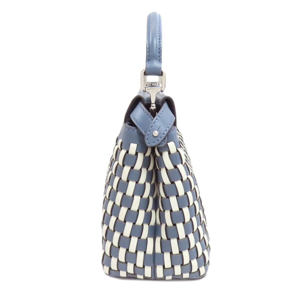 Fendi Peekaboo woven 2-way handbag in calfskin for women