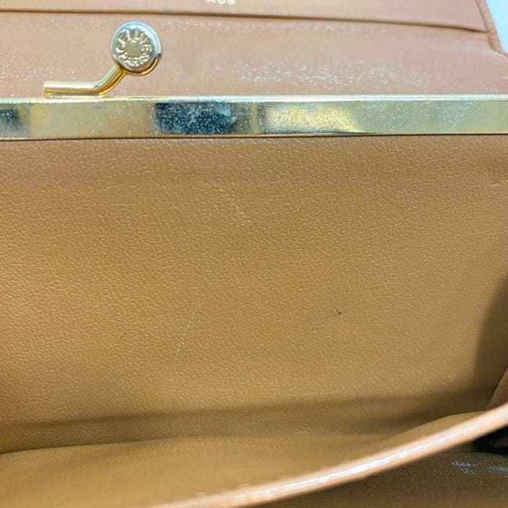 Celine bi-fold long wallet ec-22065 beige macadam leather M06 CELINE for women