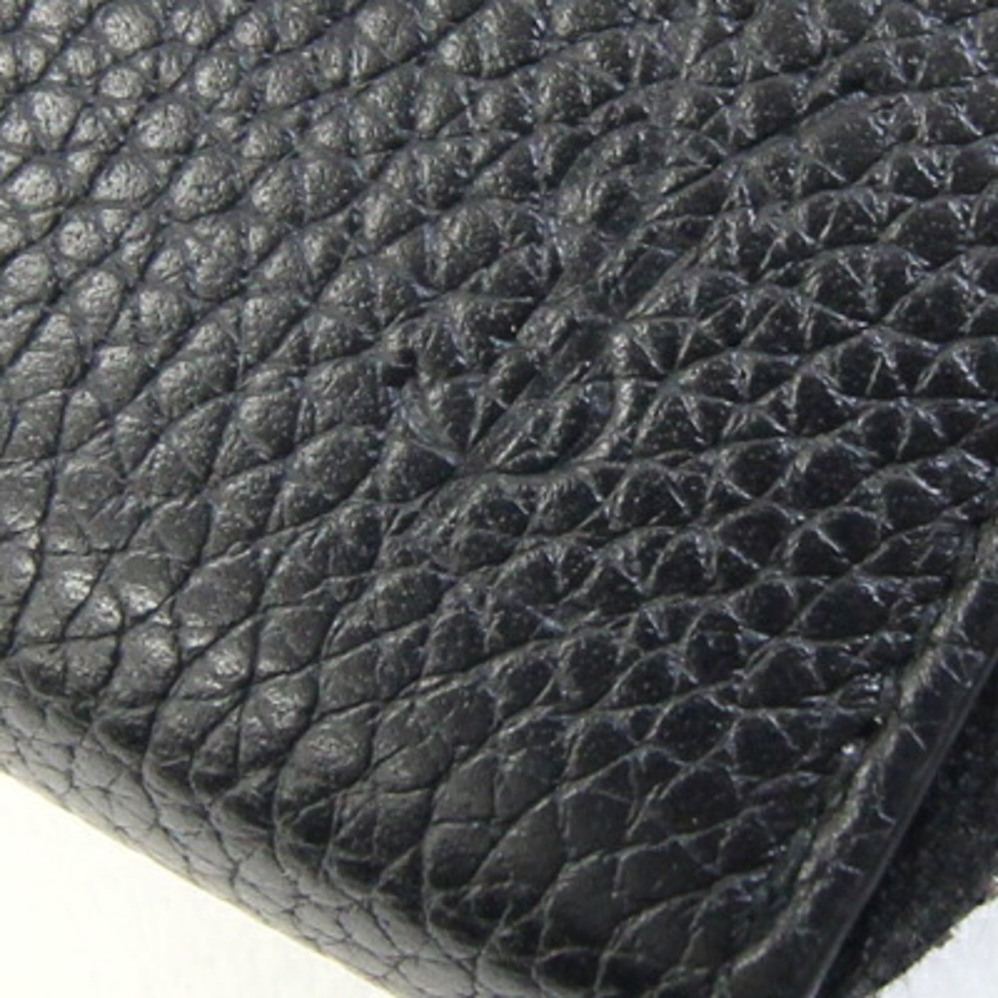 Saint Laurent Round Long Wallet 687054 Black Leather Zip Men's Women's SAINT LAURENT