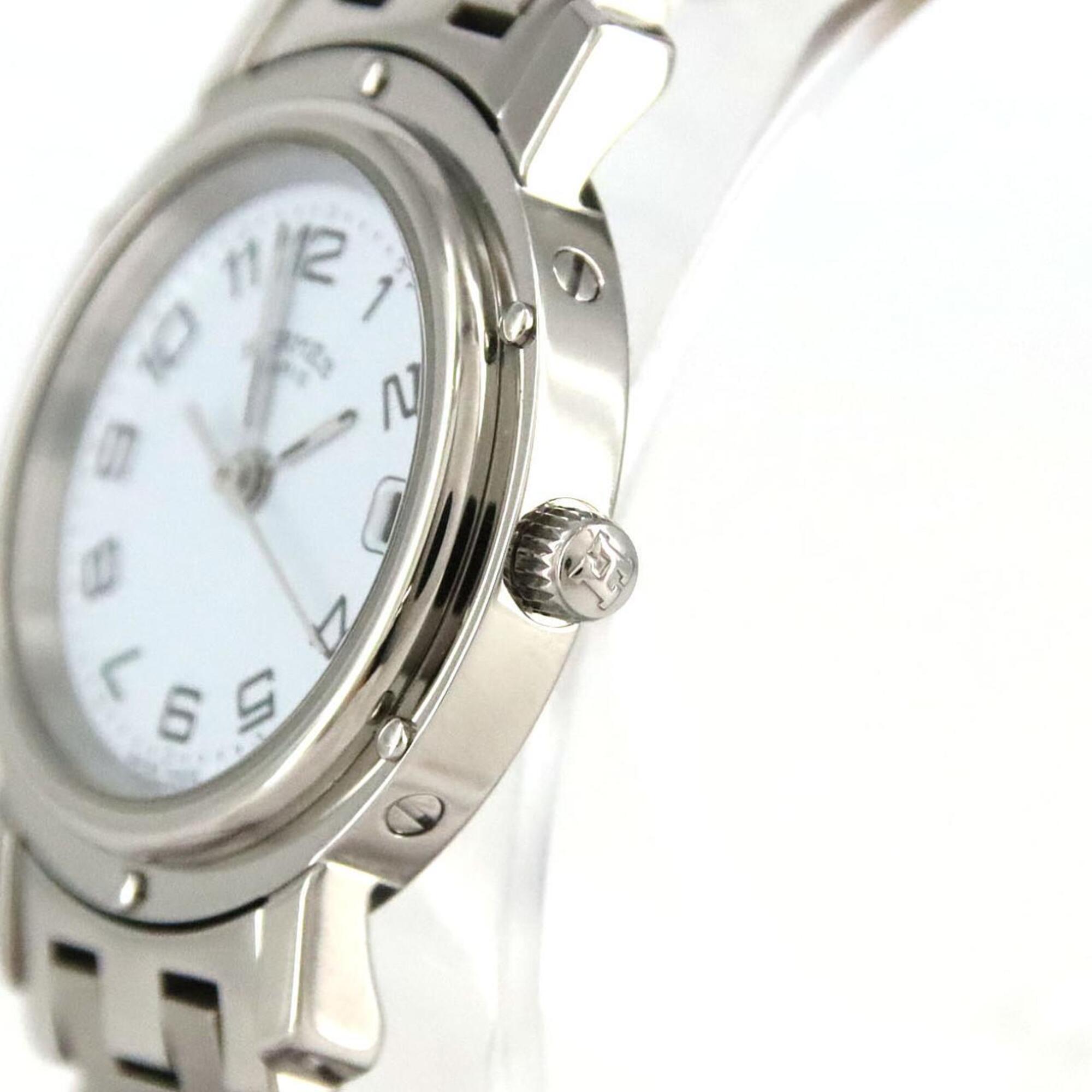 Hermes Clipper CL4.210 SS Quartz Watch — Good