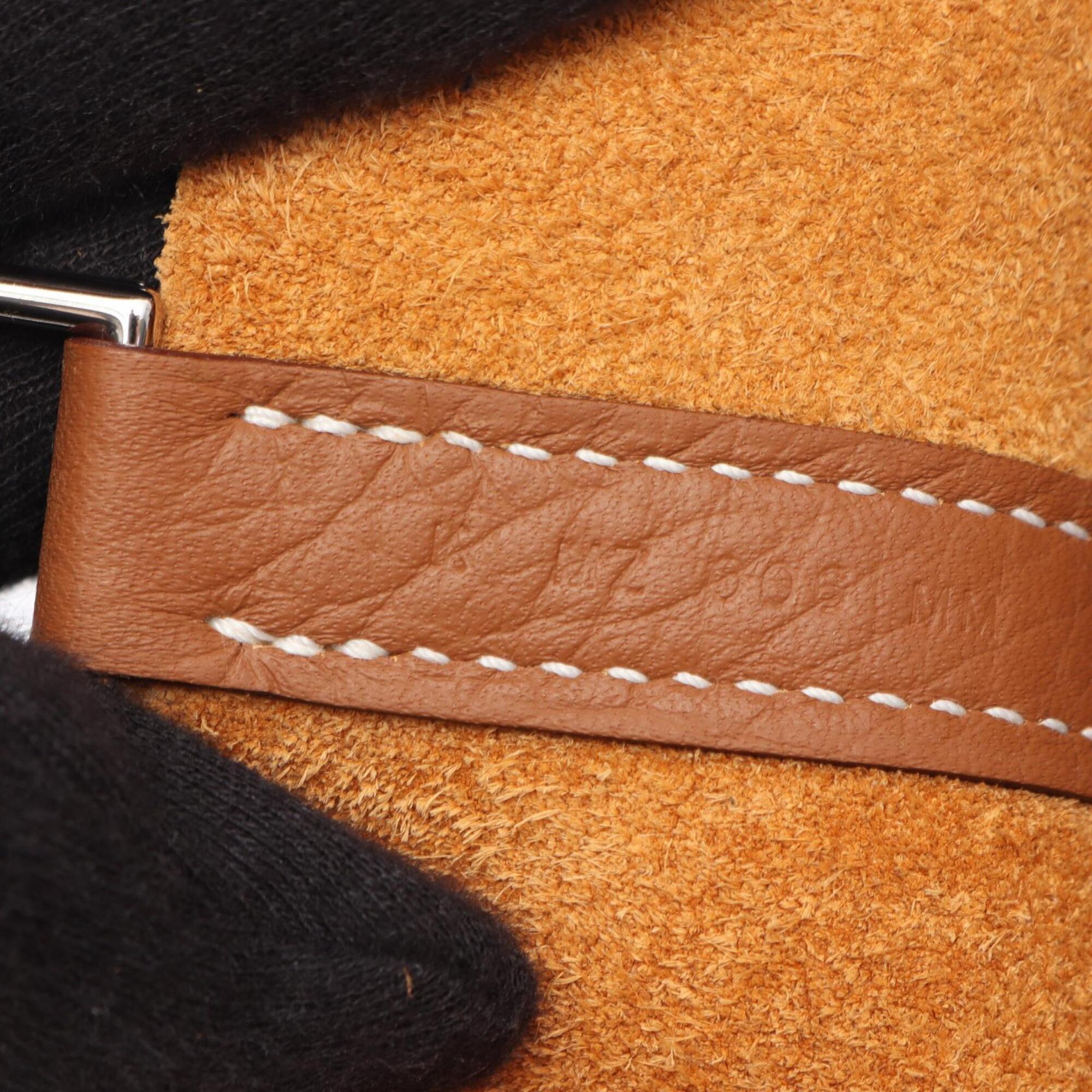 Hermes Picotin Lock PM Handbag, Leather, Taurillon Clemence Women's, Brown — New - Store Return