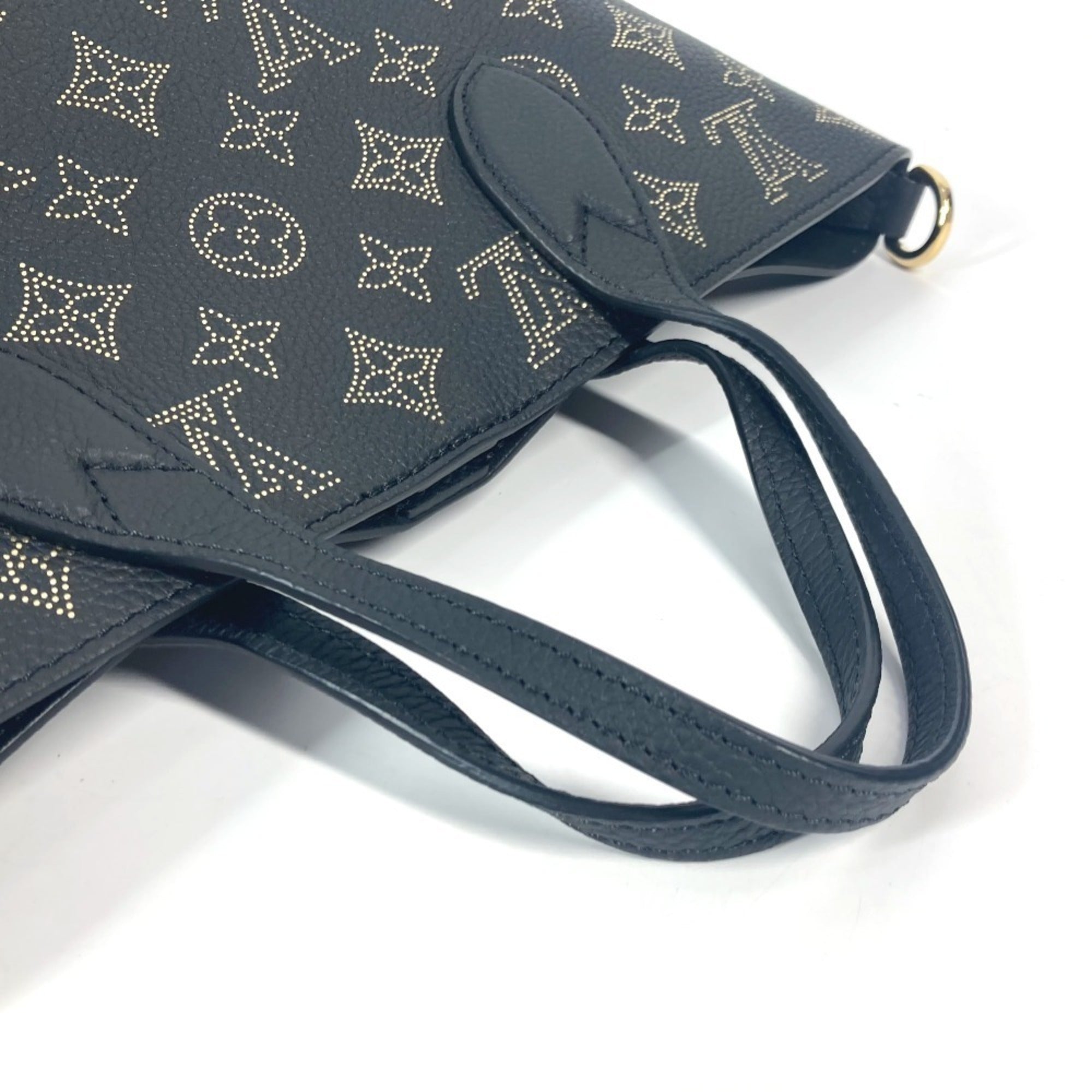LOUIS VUITTON M23393 Monogram Mahina Blossom PM Tote Bag, Crossbody, Handbag, Shoulder Leather, Women's, Black, Like New — Like New