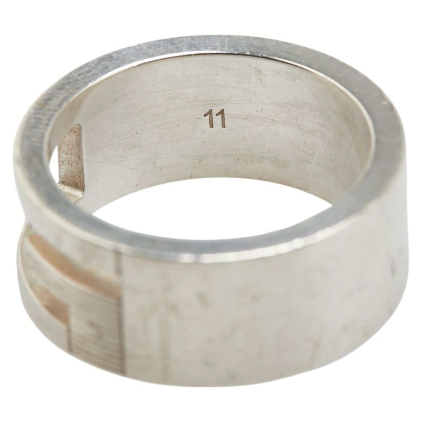 Gucci Branded G Ring #11 SV925 Silver Women's GUCCI