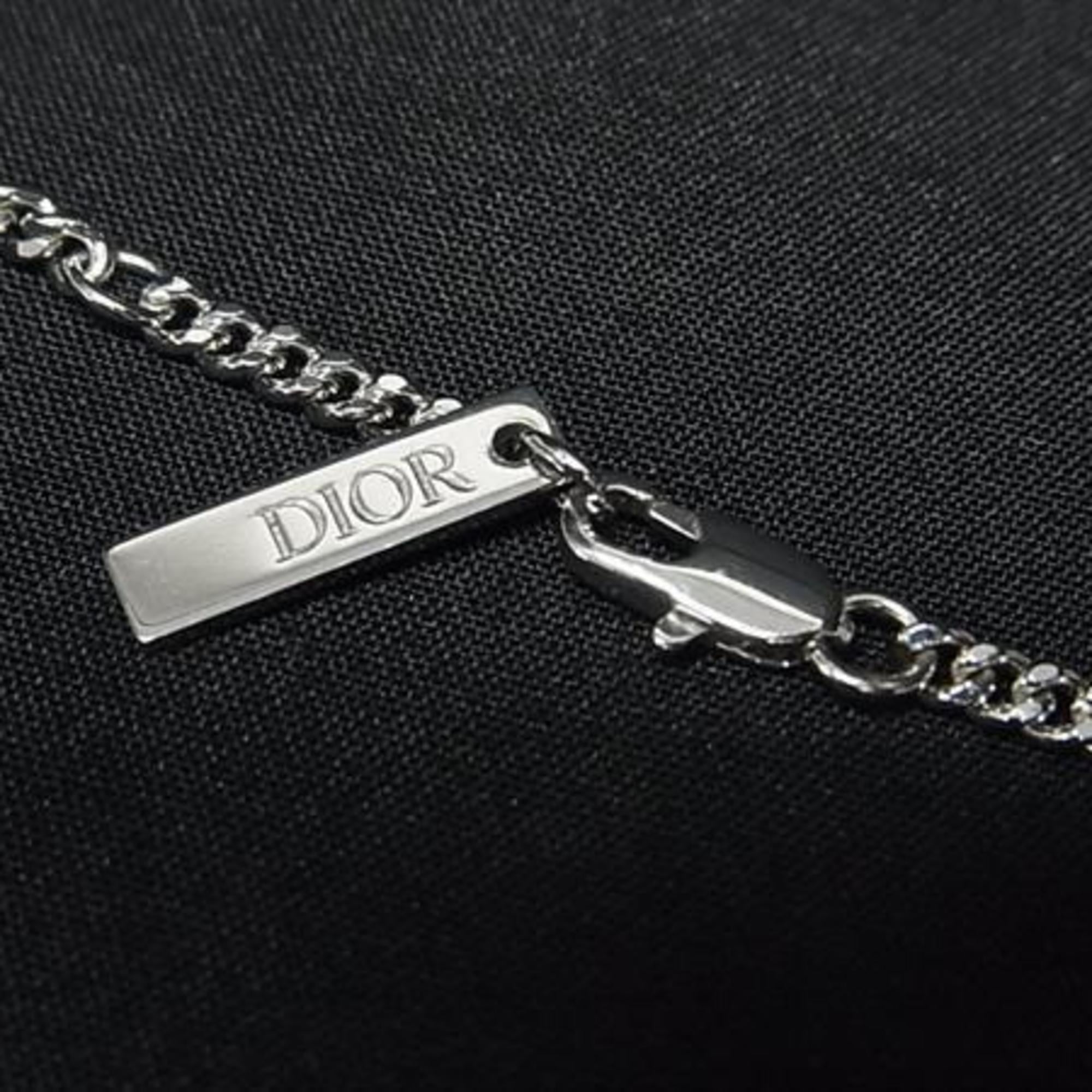 Christian Dior necklace in collaboration with Daniel Arsham, silver and white metal, for men women.