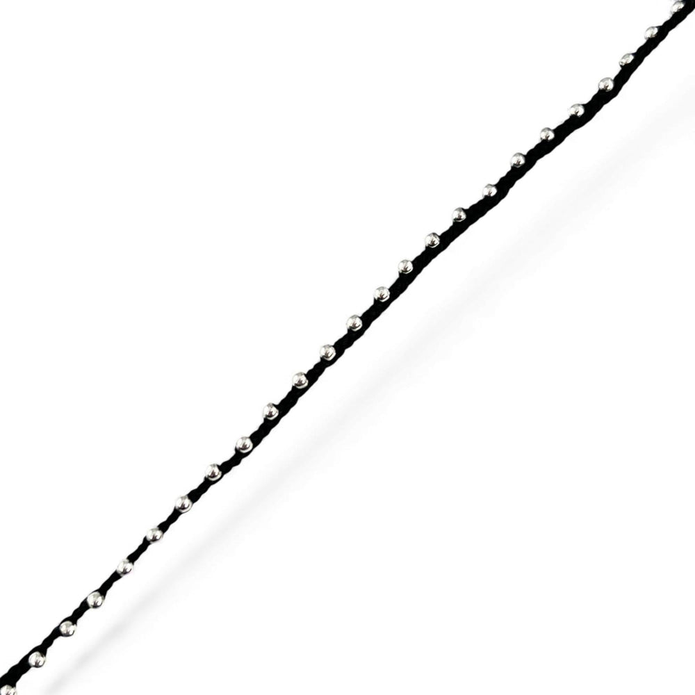 Gucci Horsebit Necklace, 925 Sterling Silver, Black, Approx. 8g, Unisex — Like New